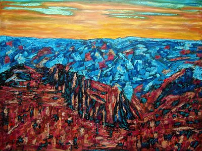 Copper Canyon, 2023 (olej na płótnie) autorstwa Gerhardt Isringhaus