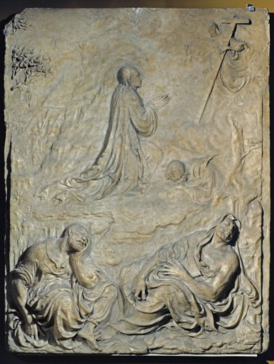 Chrystus w Getsemani, dekoracja tabernakulum ... autorstwa Germain (attr to) Pilon