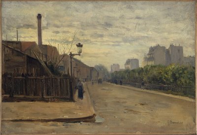 Rue Auguste-Cain, około 1900 (olej) autorstwa Germain Eugene Bonneton