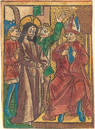 Przed Kajfaszem autorstwa German 15th Century