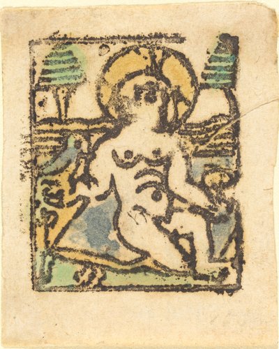 Dzieciątko Jezus z ptakiem autorstwa German 15th Century