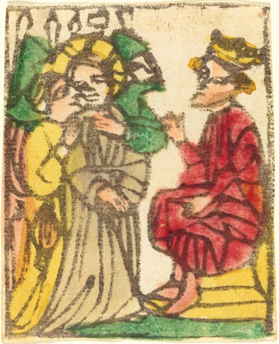 Chrystus przed Herodem autorstwa German 15th Century