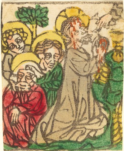 Chrystus na Górze Oliwnej autorstwa German 15th Century