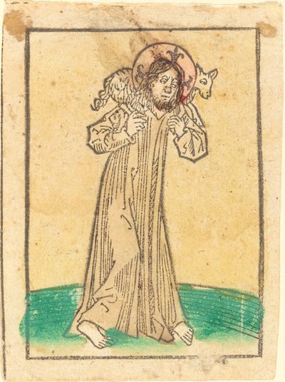 Dobry Pasterz autorstwa German 15th Century