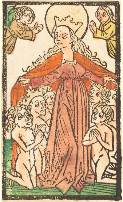 Madonna jako opiekunka autorstwa German 15th Century