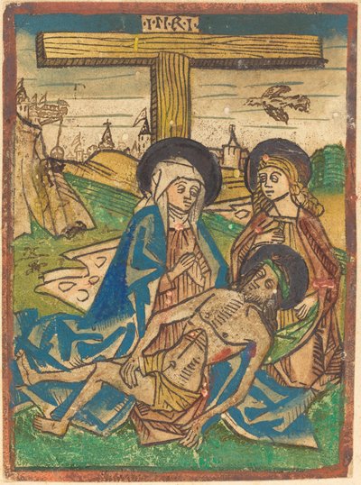 Pieta z Saint John autorstwa German 15th Century