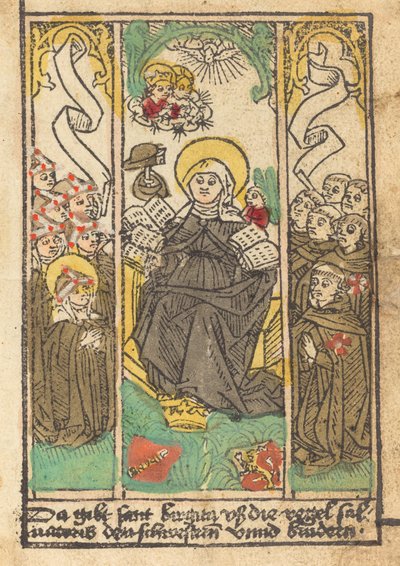 Święta Brygida autorstwa German 15th Century