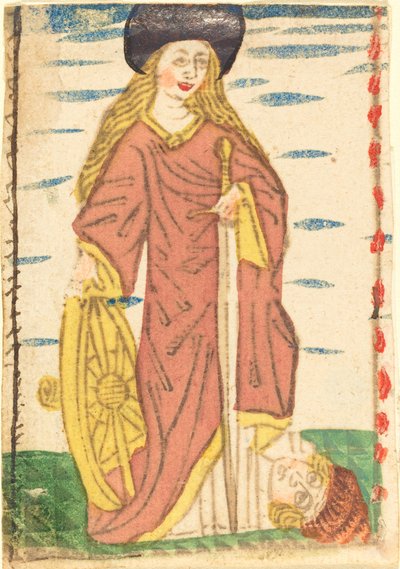 Święta Katarzyna Aleksandryjska autorstwa German 15th Century