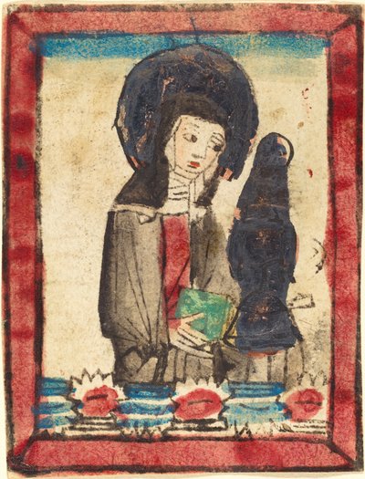 Św. Klara z Asyżu autorstwa German 15th Century