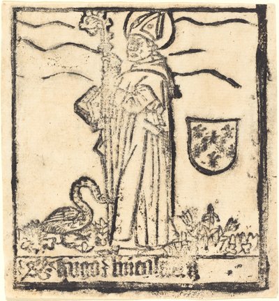 Święty Hugo z Lincoln (lub Święty Hugo z Avalon) autorstwa German 15th Century