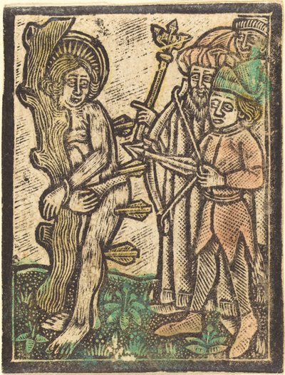 Św. Sebastian autorstwa German 15th Century