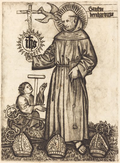 święty Bernard autorstwa German 15th Century