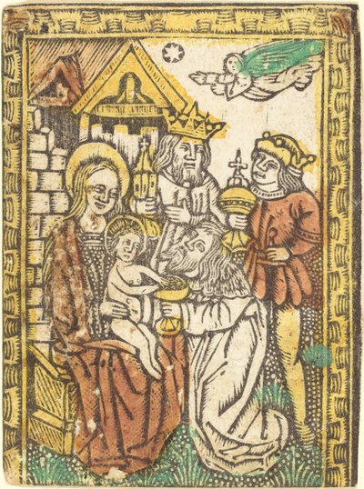 Pokłon Trzech Króli autorstwa German 15th Century