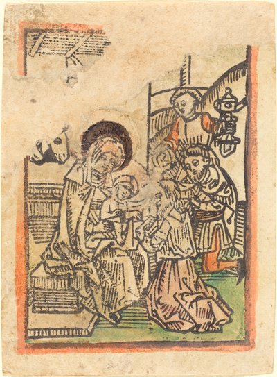 Pokłon Trzech Króli autorstwa German 15th Century