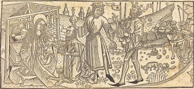Pokłon Trzech Króli autorstwa German 15th Century