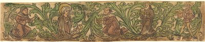 Pokłon Trzech Króli w ramce autorstwa German 15th Century