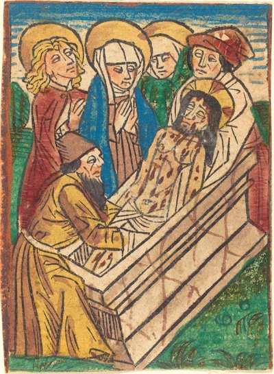 Złożenie do grobu autorstwa German 15th Century