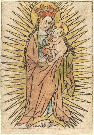 Madonna z Dzieciątkiem z Gruszką autorstwa German 15th Century