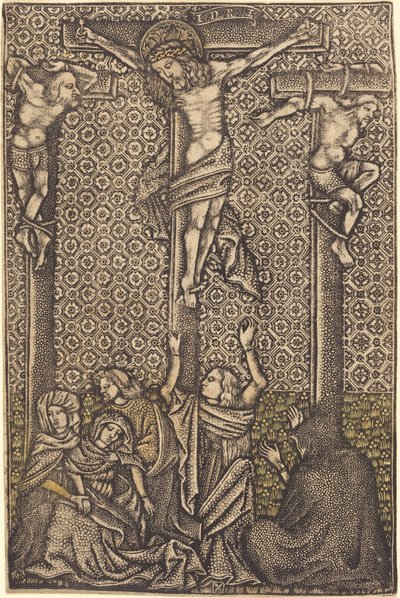 Ukrzyżowanie autorstwa German 15th Century or Master with the Crossed Clubs