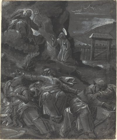 Chrystus w Ogrodzie Getsemani autorstwa German 16th Century
