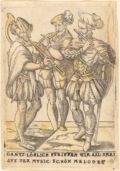 Gantz Loblich Pfeiffen wszyscy trzej avs de Mvsic: Schon Melodey autorstwa German 16th Century