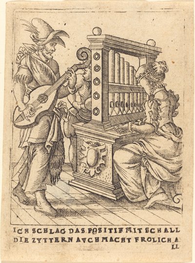 Uderzyłem pozytyw z dźwiękiem, Zytternavchmacht wesoło wszystko autorstwa German 16th Century