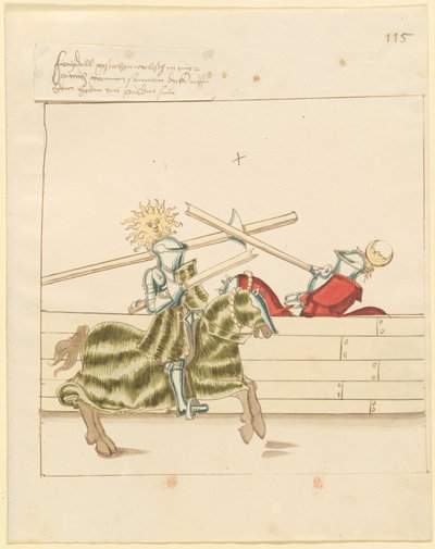 Włoski Pojedynek Pokoju autorstwa German 16th Century