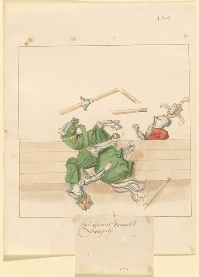 Włoski Pojedynek Pokoju autorstwa German 16th Century