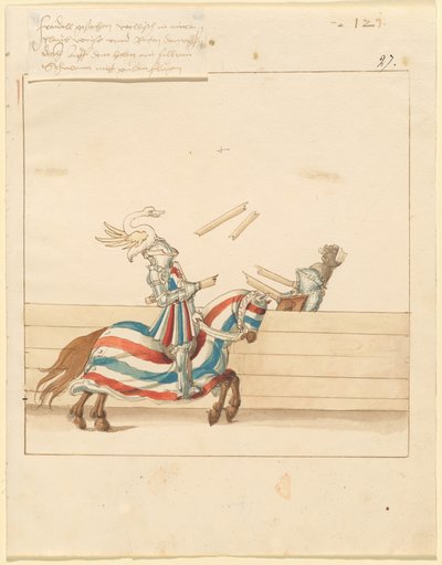 Włoski Pojedynek Pokoju autorstwa German 16th Century