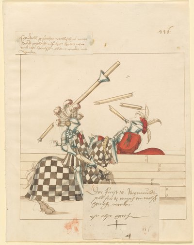 Włoski Pojedynek Pokoju autorstwa German 16th Century