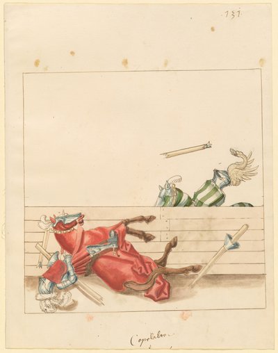 Włoski Pojedynek Pokoju autorstwa German 16th Century