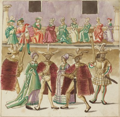 Maskarada autorstwa German 16th Century