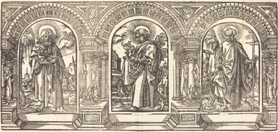 Chrystus i Jego uczniowie III autorstwa German 16th Century after Martin Schongauer
