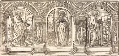 Chrystus i Jego uczniowie autorstwa German 16th Century after Martin Schongauer