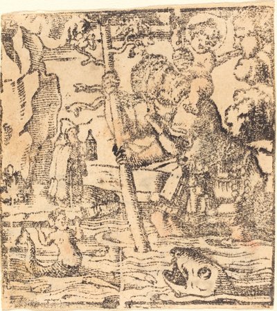 Święty Krzysztof autorstwa German 16th or 19th Century
