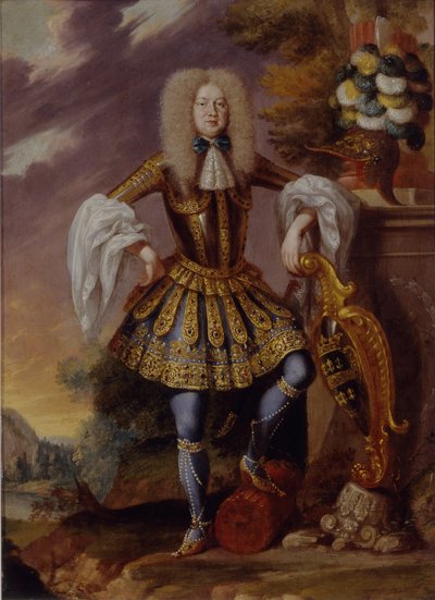 Mężczyzna w fantazyjnym stroju, początek XVIII wieku. autorstwa German Master