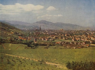 Fryburg Bryzgowijski, Schwarzwald, Niemcy (zdjęcie kolorowe) autorstwa German Photographer