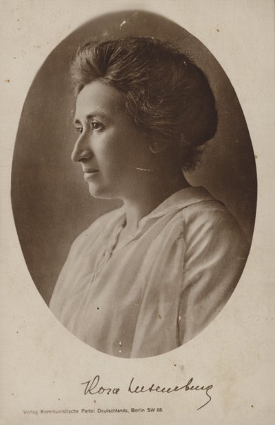 Róża Luksemburg (zdjęcie czarno-białe) autorstwa German Photographer