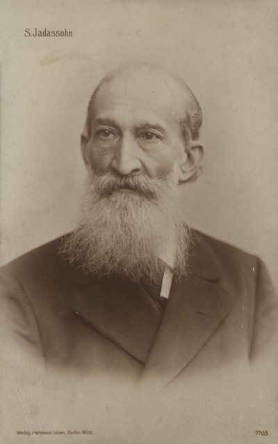 Salomon Jadassohn (zdjęcie czarno-białe) autorstwa German Photographer