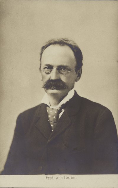 Wilhelm Olivier Leube (zdjęcie czarno-białe) autorstwa German Photographer
