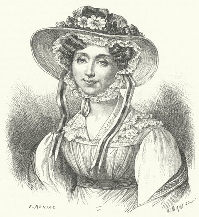 Adelajda, księżna Orleanu (grafika) autorstwa German School