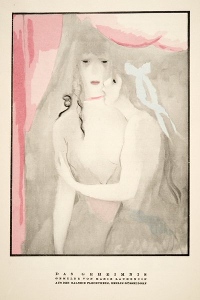 Reklama Galerie Flechtheim, ze Styl, wyd. 1922 (druk pochoir) autorstwa German School