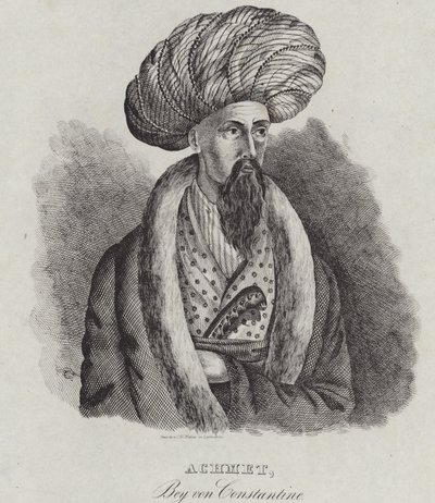 Ahmad Bey Konstantyna, 1839 autorstwa German School