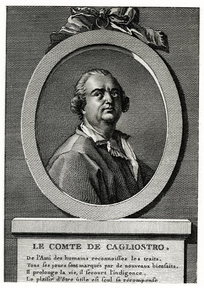 Aleksander Graf Cagliostro autorstwa German School
