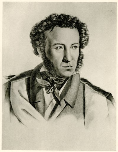 Aleksander Puszkin autorstwa German School