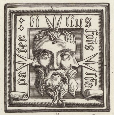 Amulet. Ilustracja do zdjęć Atlas (grawerowanie) autorstwa German School