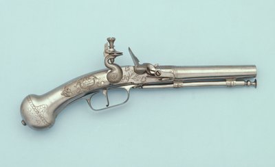 Całkowicie stalowy pistolet skałkowy, Jan Cloeter a Grevenbroich, ok. 1660 autorstwa German School