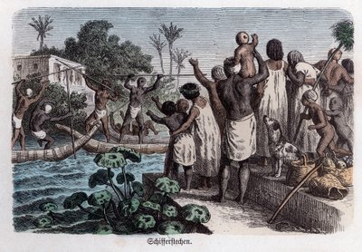 Historia starożytna. Egipt. Gry wodne ... (rycina) autorstwa German School