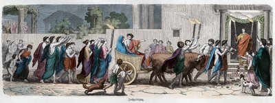 Historia starożytna. Grecja. Przyjęcie weselne ... (grawerowanie) autorstwa German School