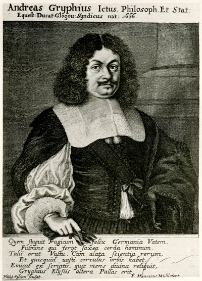 Andreas Gryphius autorstwa German School